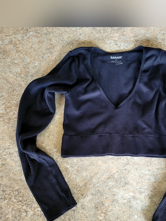 Garage Tops - Garage Crop Long Sleeve